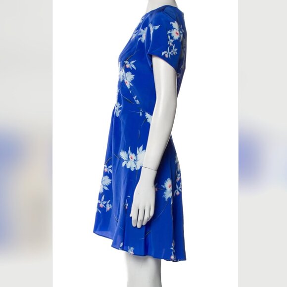 Amazing No.21 Modern Floral Print Silk Mini Dress Small - Picture 6 of 7